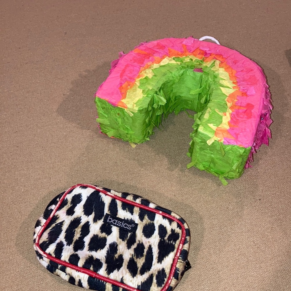 Cheeta Print Cosmetic Bag